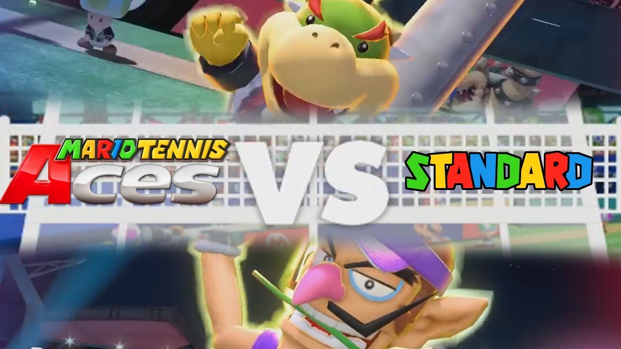 Mario Tennis Aces Tournament Finals Match - McDareth (Bowser Jr.) vs tstew14 (Waluigi)