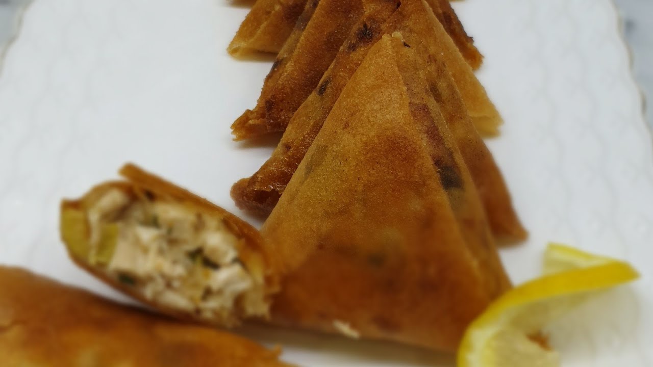 بوراك الدجاج بطريقة سهلة وذوق رااائع 😋😋 مع كيفية التشكيل والحفاظ على القرمشة😍😘❤
