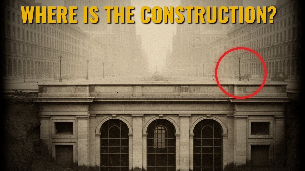 Why Do 19th Century City Photographs Show Fully Built Cities?