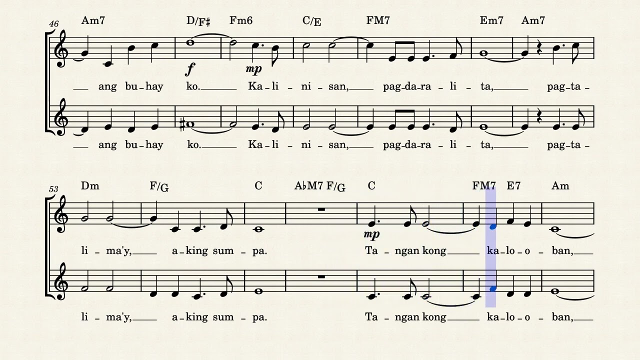 Sa 'Yo Lamang - Soprano & Alto