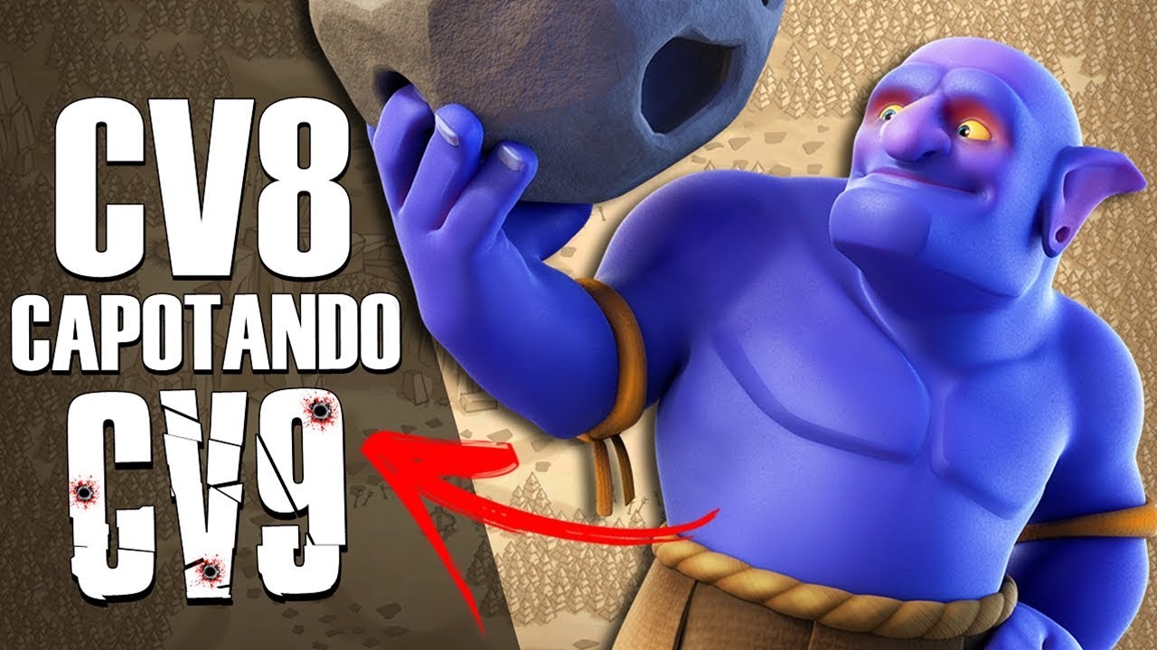 INICIANDO NO CLASH OF CLANS | A CV8 TA GROSSA!! + ESTRATÉGIA EFICIENTE PRA GUERRA & PUSH!