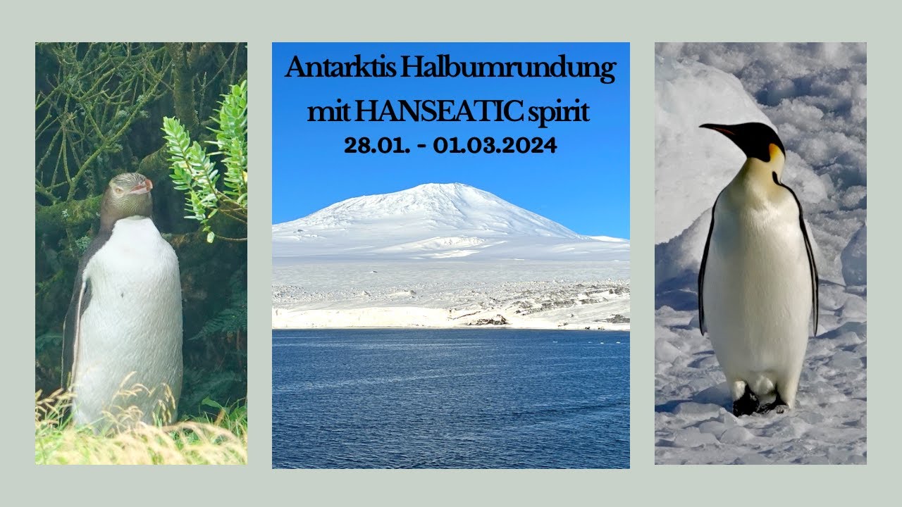 Halbumrundung der Antarktis mit HANSEATIC spirit