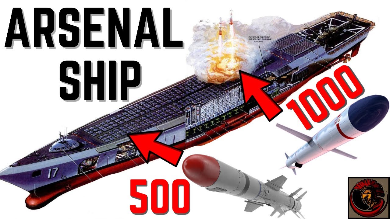 The 'Arsenal Ship' Floating Missile Platform Overview | GIANT MISSILE BATTLESHIPS! 🚀⚓