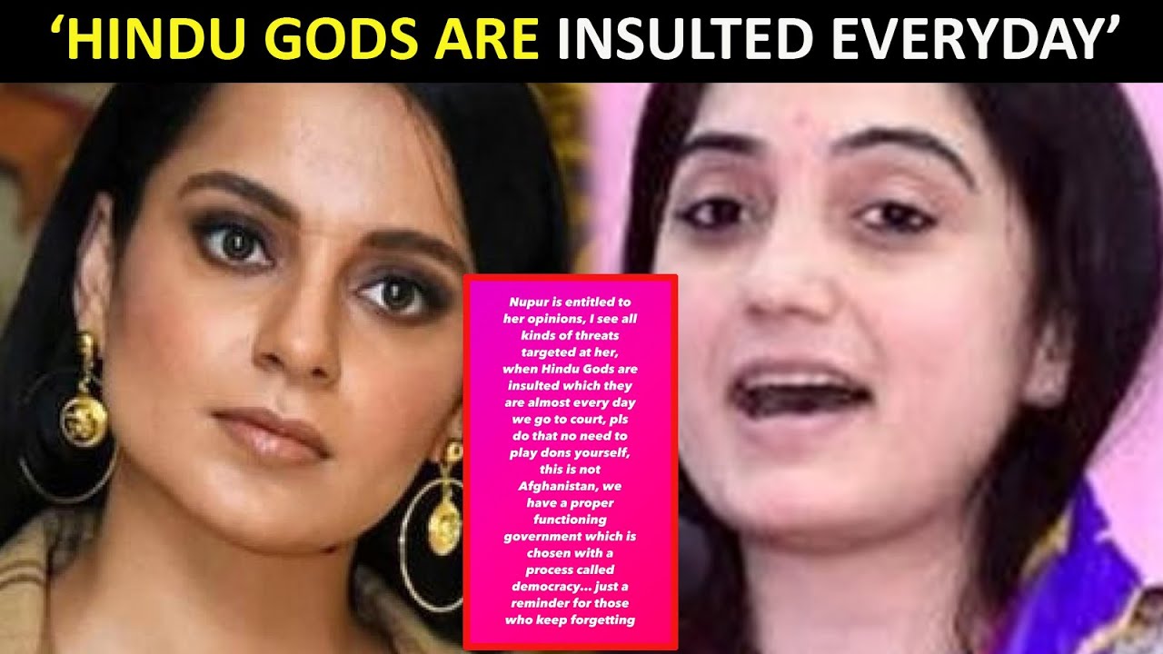Prophet remark controversy: Kangana Ranaut backs suspended BJP spokesperson Nupur Sharma