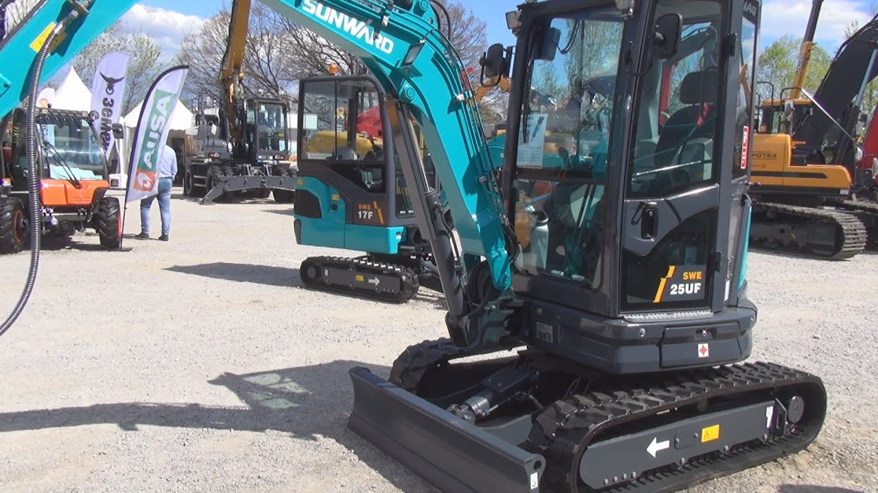 Sunward SWE25UF Mini Excavator (2024) Exterior and Interior
