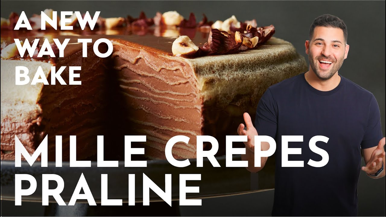Как приготовить торт Mille Crepes с фундуковым пралине, 100% натуральный, на растительной основе