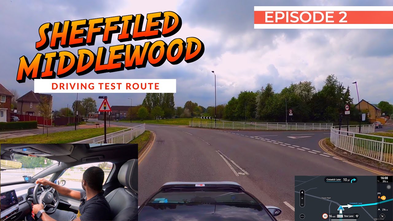 Экзамен по вождению в Шеффилде, Миддлвуд - Маршрут 2 #drivingtestvideo #middlewooddrivingtestrout...