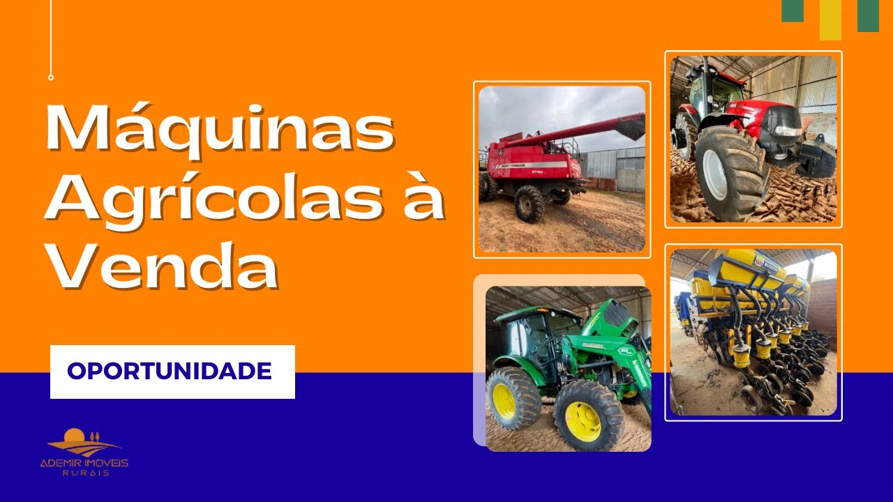 MÁQUINAS AGRÍCOLAS À VENDA- TOMAZINA-PR