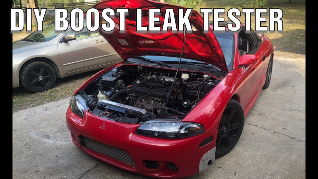 (DIY BOOST LEAK TESTER) Eclipse GSX boost leak test!