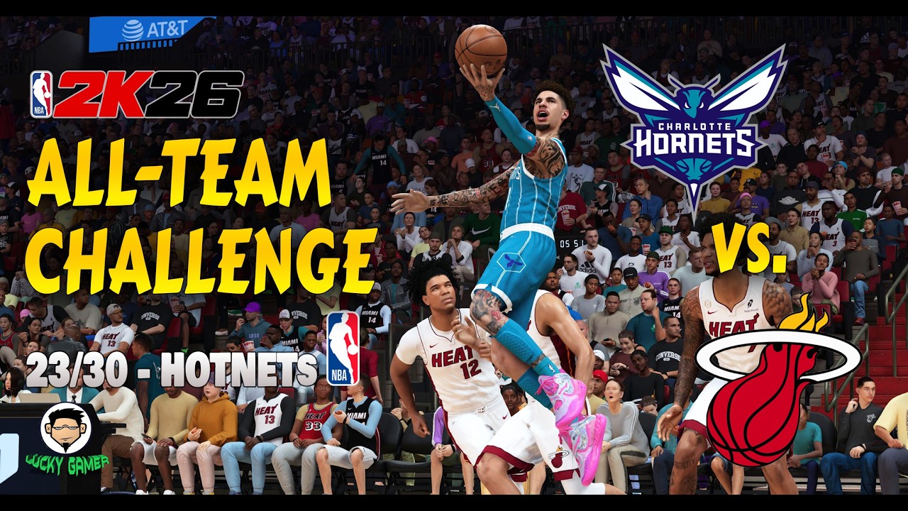 NBA2K26 All-Team Challenge | HORNETS |  The Buzz is REAL: Hornets STUN the Heat in Miami!