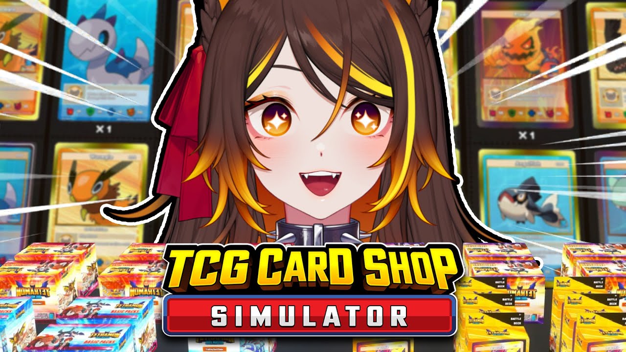 TIME TO RUN A WAIFU CARD SHOP | TCG Card Shop Simulator