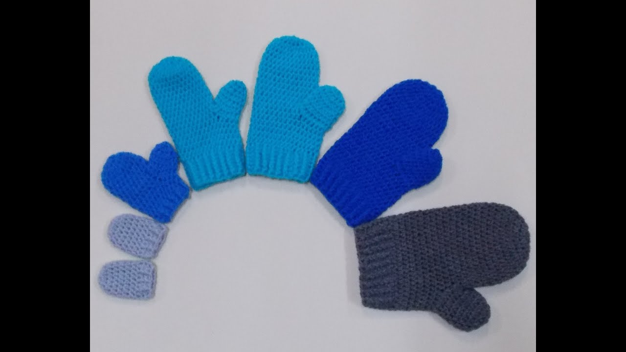 Child Mittens Crochet Tutorial