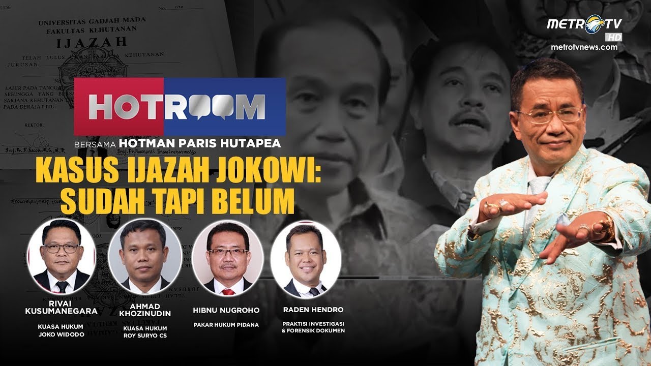 HOTROOM - KASUS IJAZAH JOKOWI: SUDAH TAPI BELUM