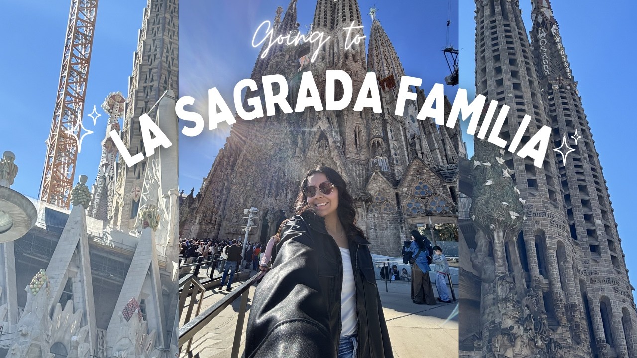 VISITING THE BIGGEST CHURCH IN THE WORLD| BARCELONA| VIDEODELESLIE