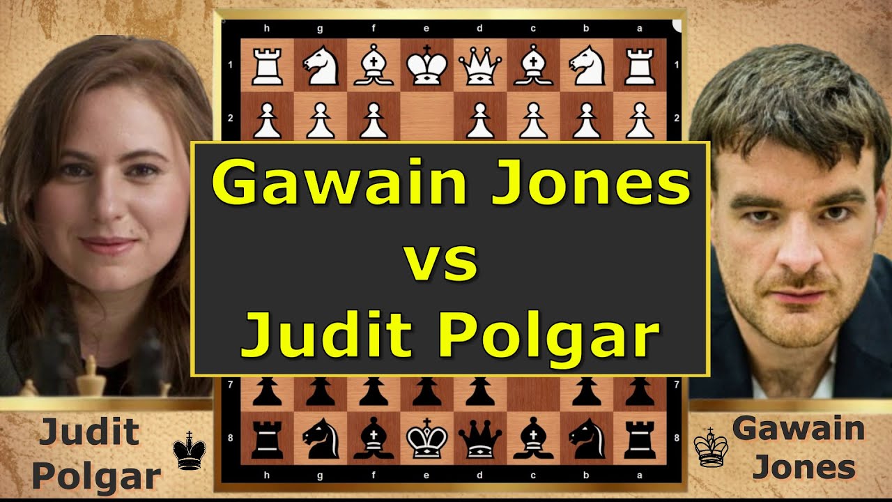 JONES vs POLGAR – Judit Strikes in the Rossolimo! ♟⚡🔥 #juditpolgar  #gawainjones #chesslegends