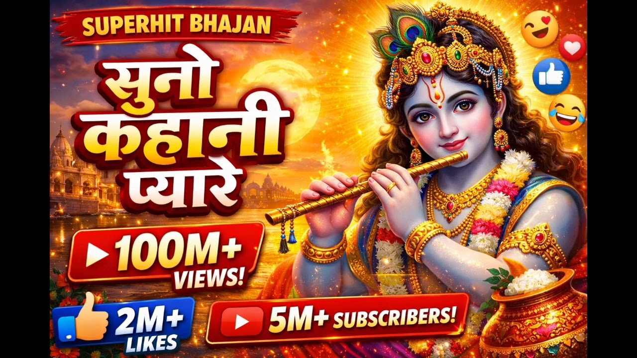 Suno Kahani Pyaare 🙏 Krishna Bhajan | Heart Touching Devotional Song | New Bhajan 2026