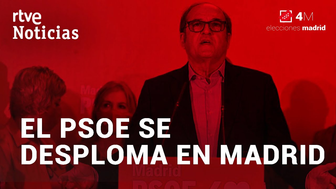 El PSOE se hunde y PIERDE 274.000 VOTOS en las ELECCIONES de MADRID | RTVE