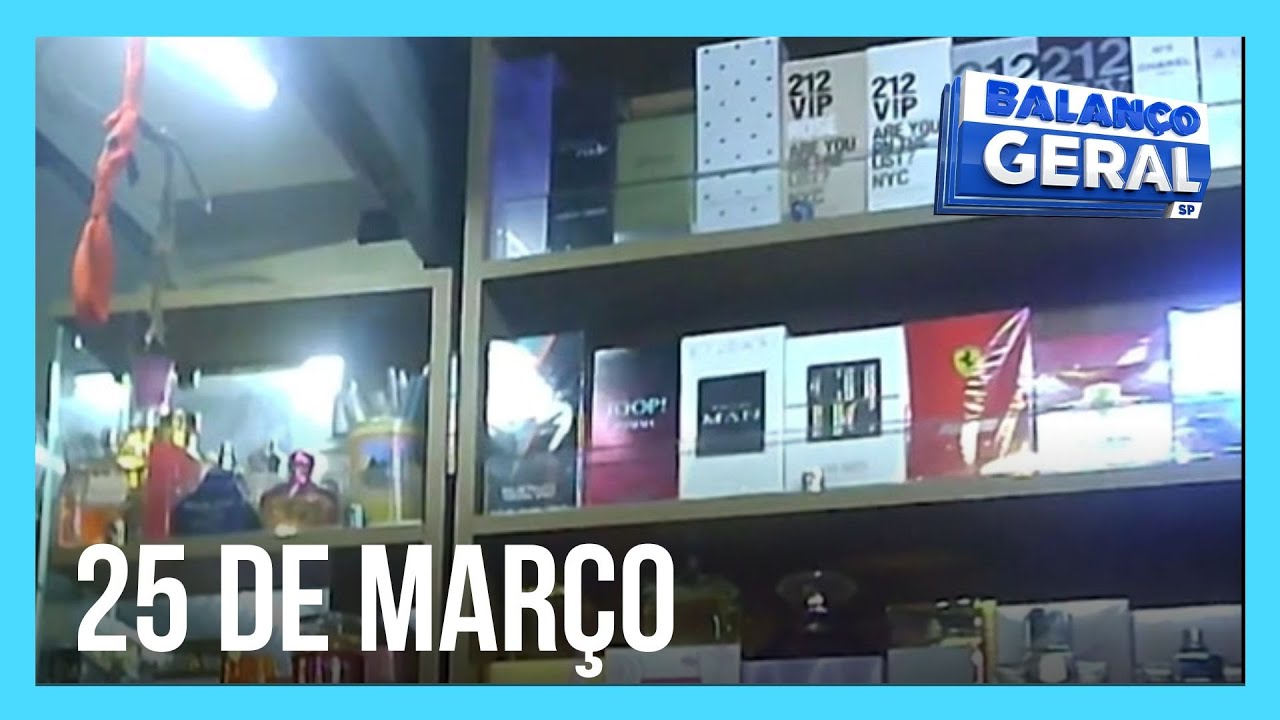 Câmera do Balanço flagra comércio ilegal de perfumes falsificados no centro de SP