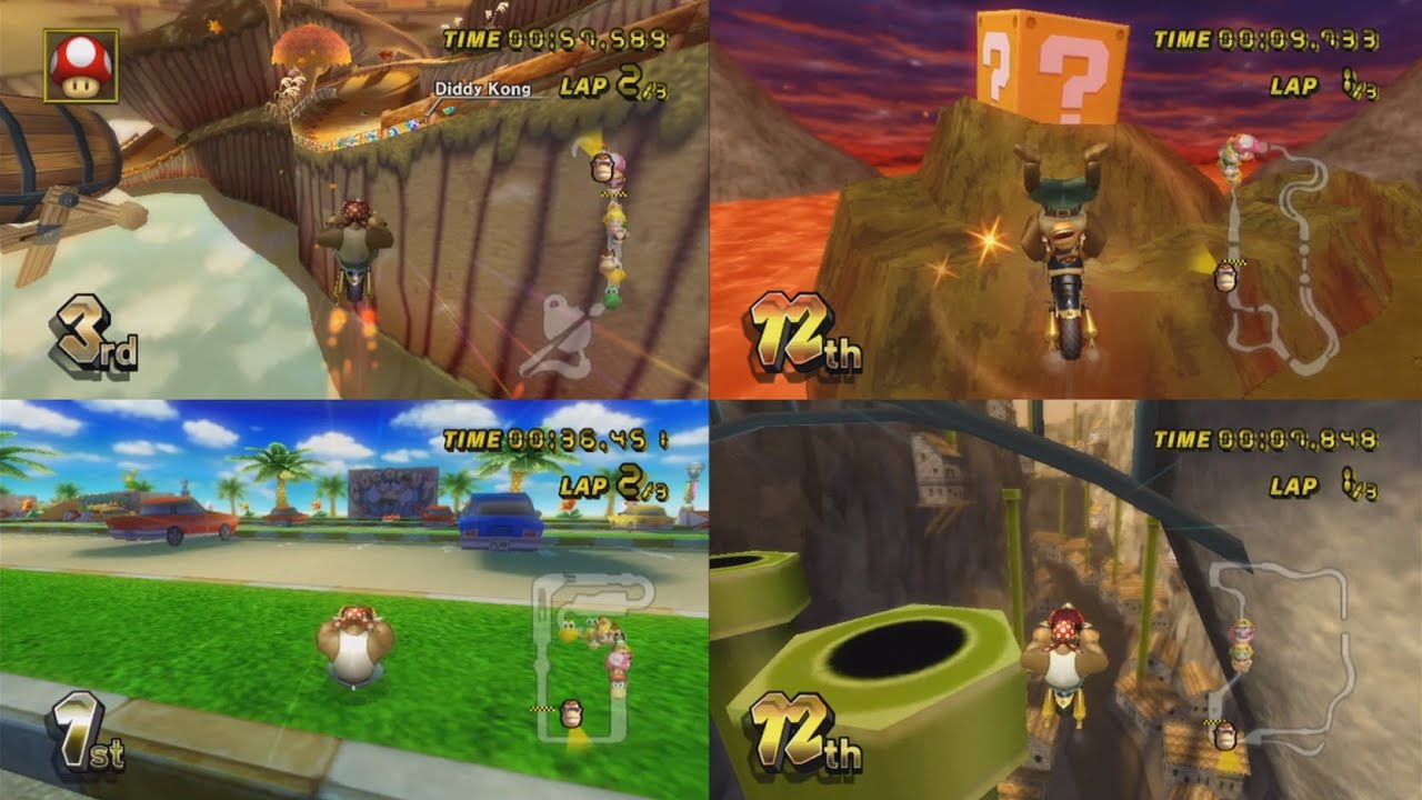 [WR] Mario Kart Wii Glitch Speedrun - All 32 Courses (with Ultra Shortcuts) in 55:38 by Jcool114