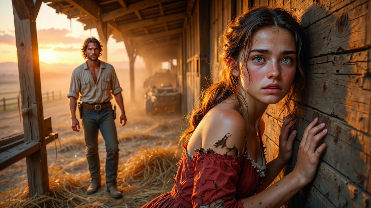 Elle s’enfuit du bordel et se cacha dans son étable… le cow-boy pouvait la dénoncer, mais à la place