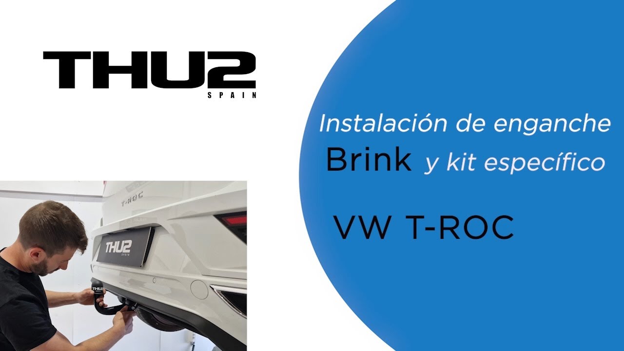 Instalación de enganche Brink BMA en Volkswagen T-ROC