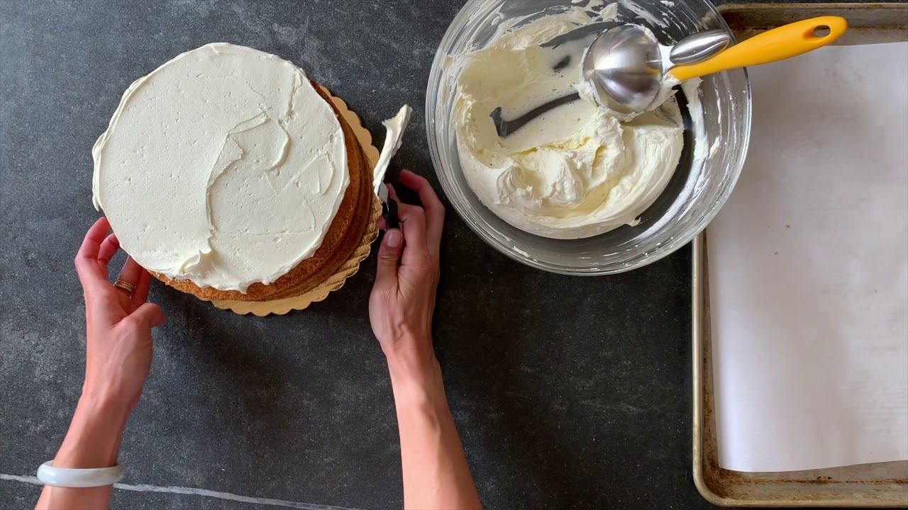 8-Inch Cake:  Building the Cake