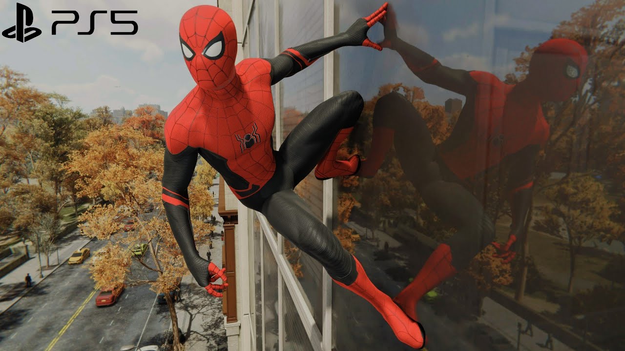 Spider-Man Remastered PS5 - Upgraded Suit Free Roam Gameplay (4K Fidelity Mode)