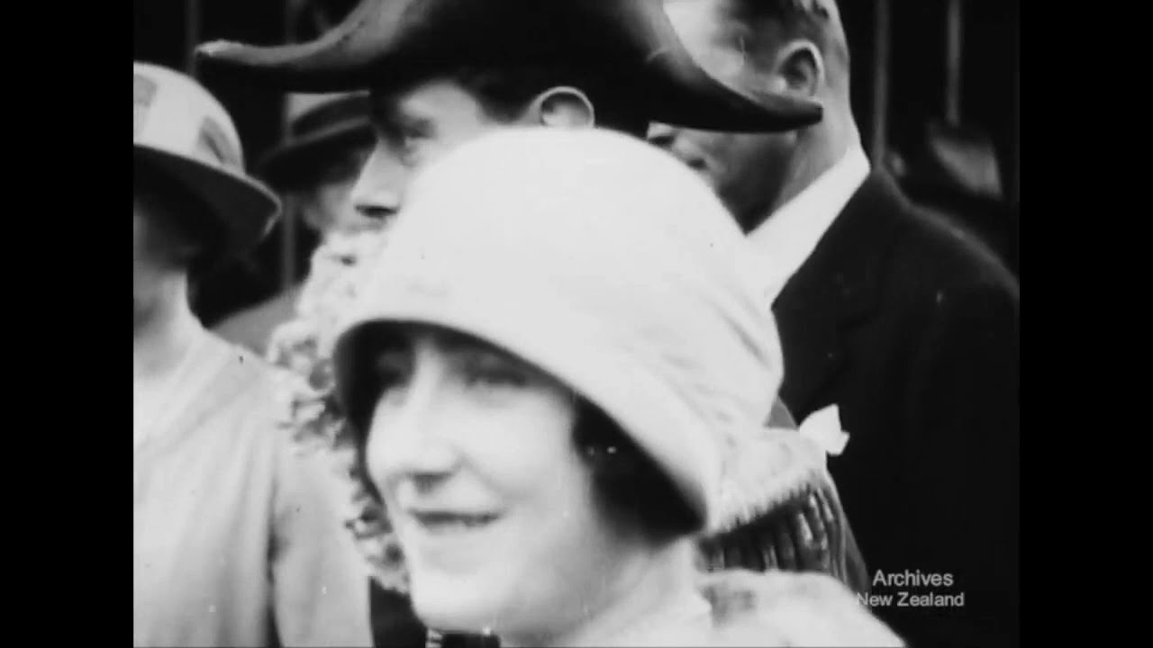 Early Royal Tours of New Zealand (1901 to 1963) - Old Footage