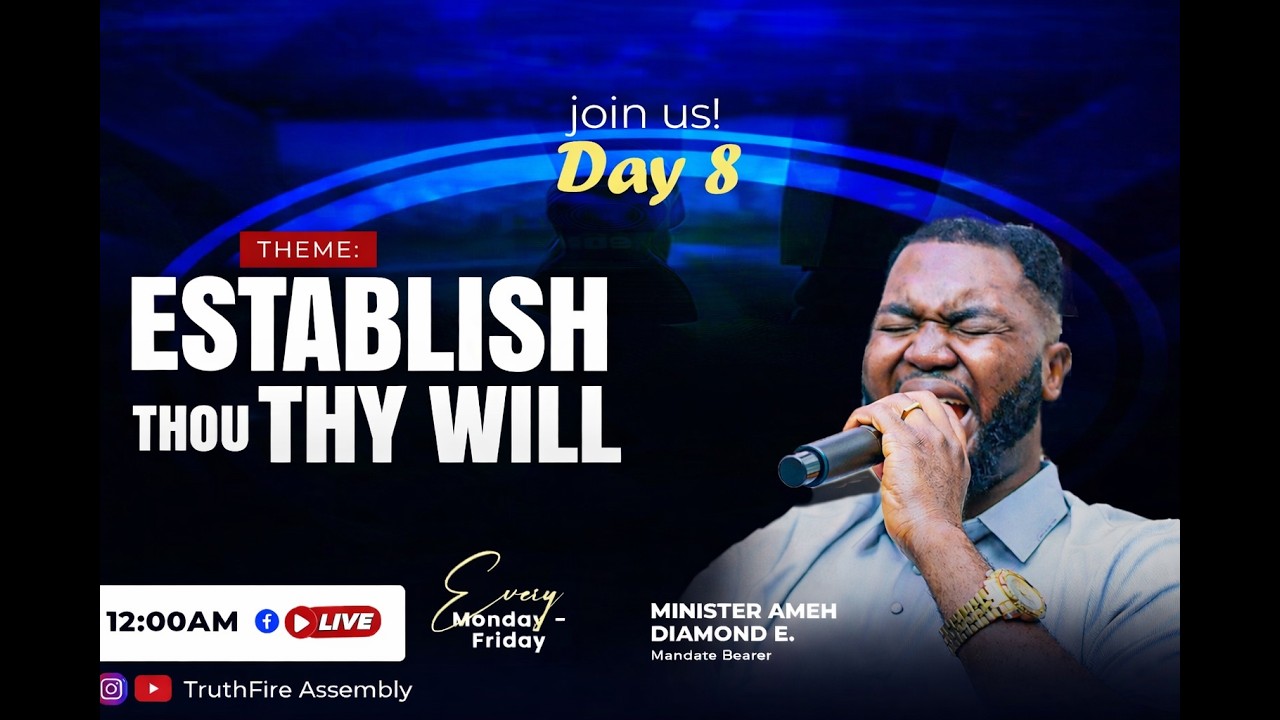 LUZ The Midnight Prayer Encounter ||ESTABLISH THOU THY WILL DAY 8