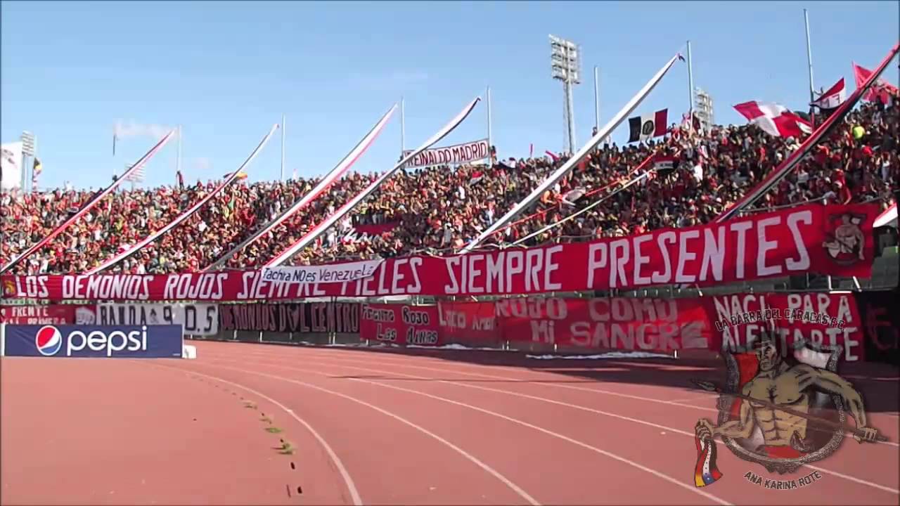 LOS DEMONIOS ROJOS l Caracas FC vs Dvo Tách1r4 l #TA2013J15