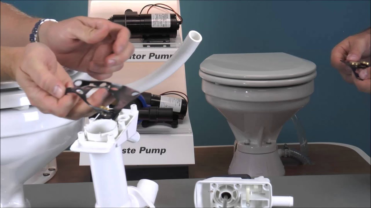 Replacing Top Valve Gasket in Jabsco Manual Marine Toilet