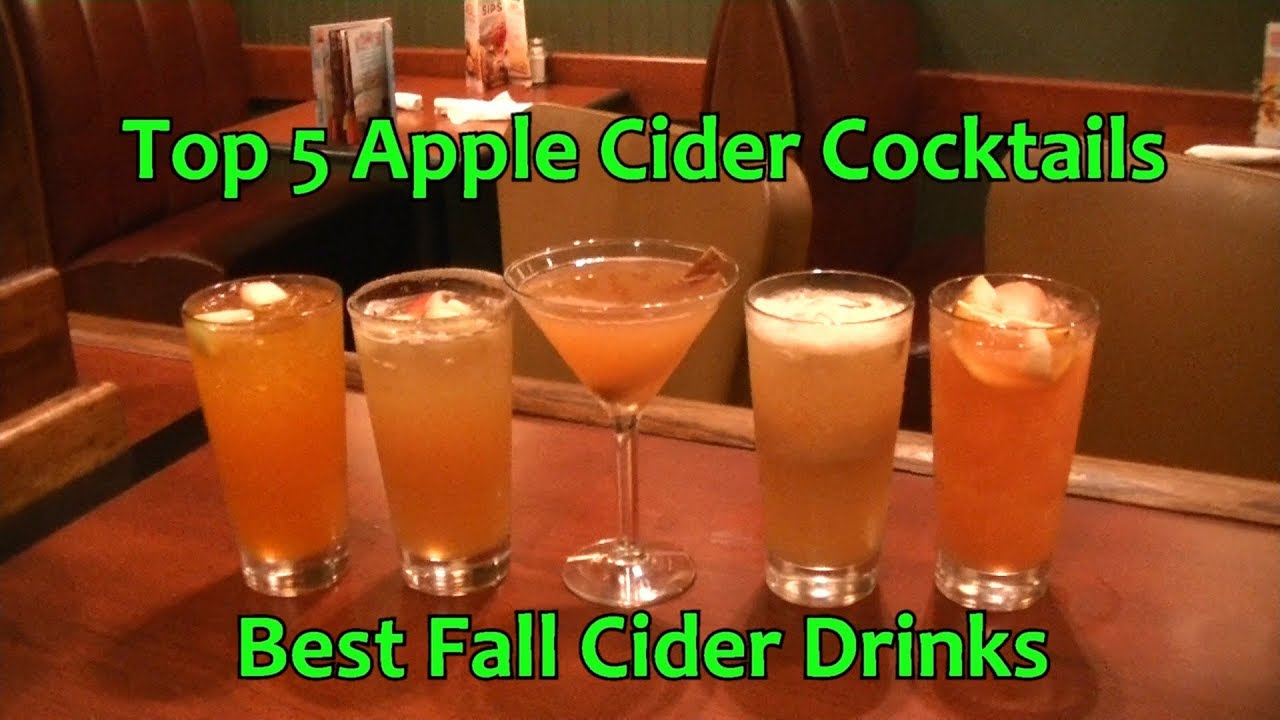 Top 5 Apple Cider Cocktails Best Fall Cider Drinks
