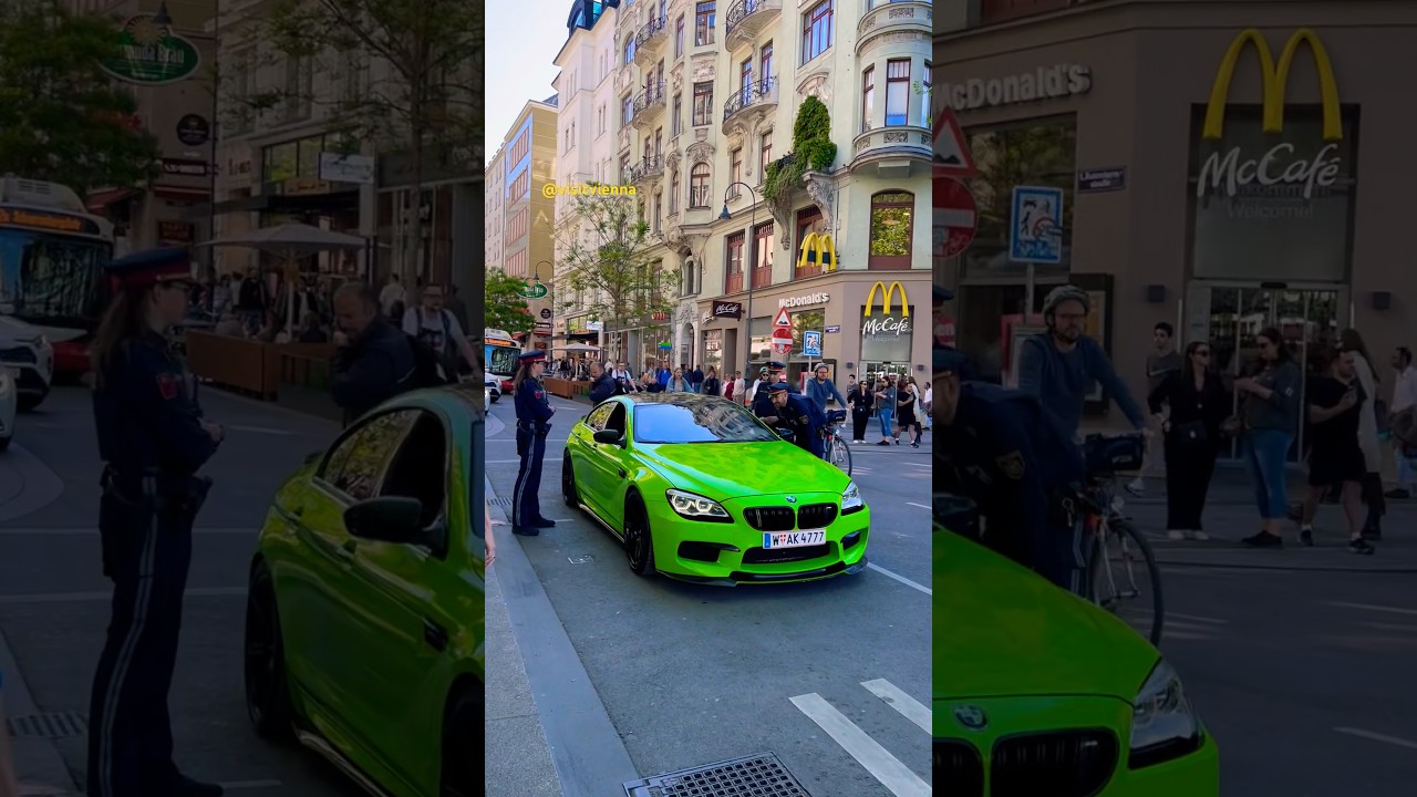 Rich people problems in Vienna #cars #supercars #bmw #vienna #wien #shorts #trending