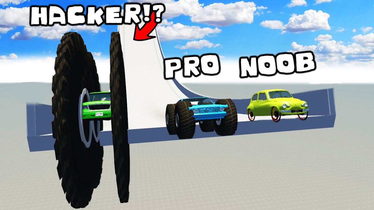 ❄️ KTÓRA WIELKOŚĆ OPON WYGRA?! | BEAMNG.DRIVE |