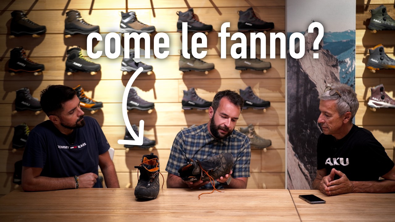 DENTRO LA FABBRICA AKU: COME NASCE UNO SCARPONE DA MONTAGNA?