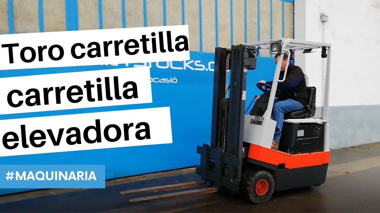 Probamos el TORO CARRETILLA ELEVADORA de 3 ruedas de FIAT OM