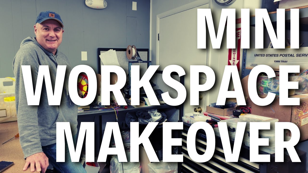 My Mini Electronics & 3D Print Workspace: Harbor Freight Storage Hacks