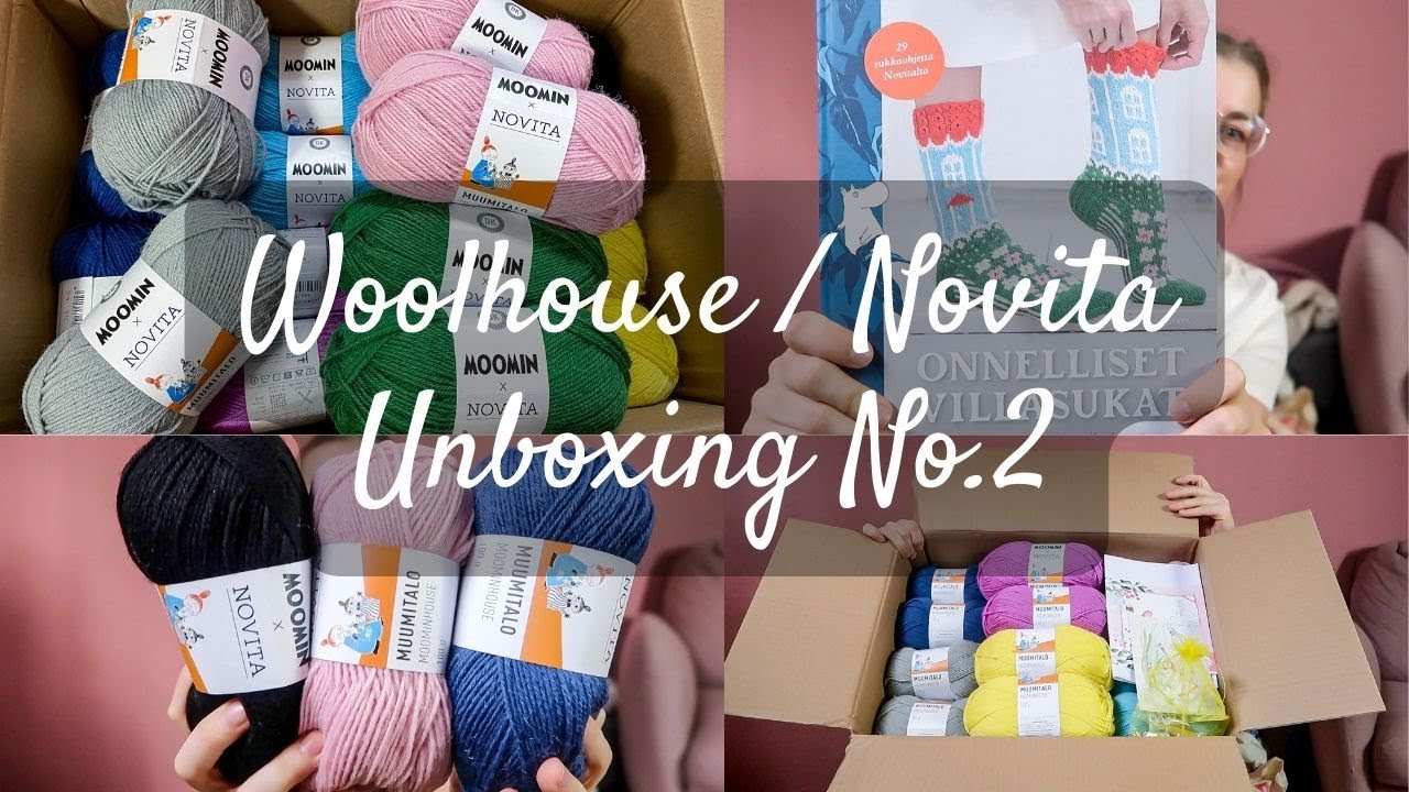 Wooly Unboxing #8 I Woolhouse No. 2, Moomin Madness, Novita I Yogini with Yarn