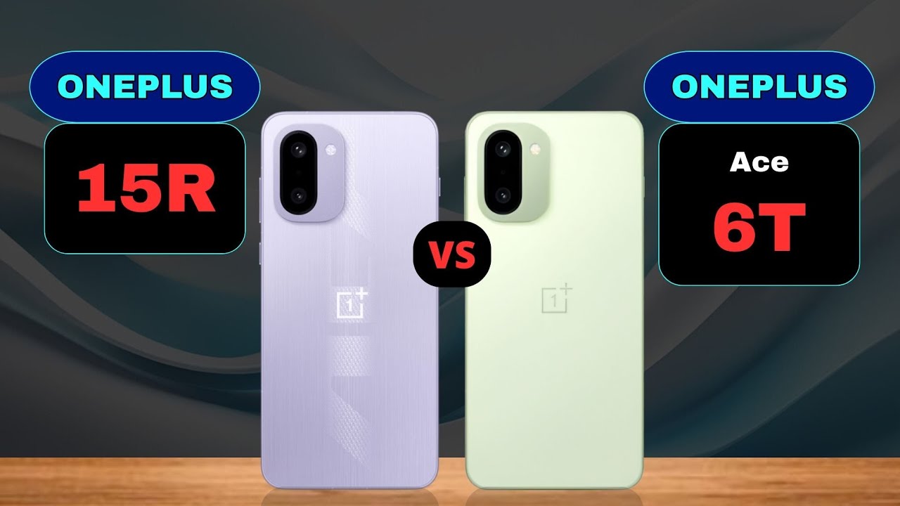 Por&oacute;wnanie specyfikacji OnePlus 15R i OnePlus Ace 6T