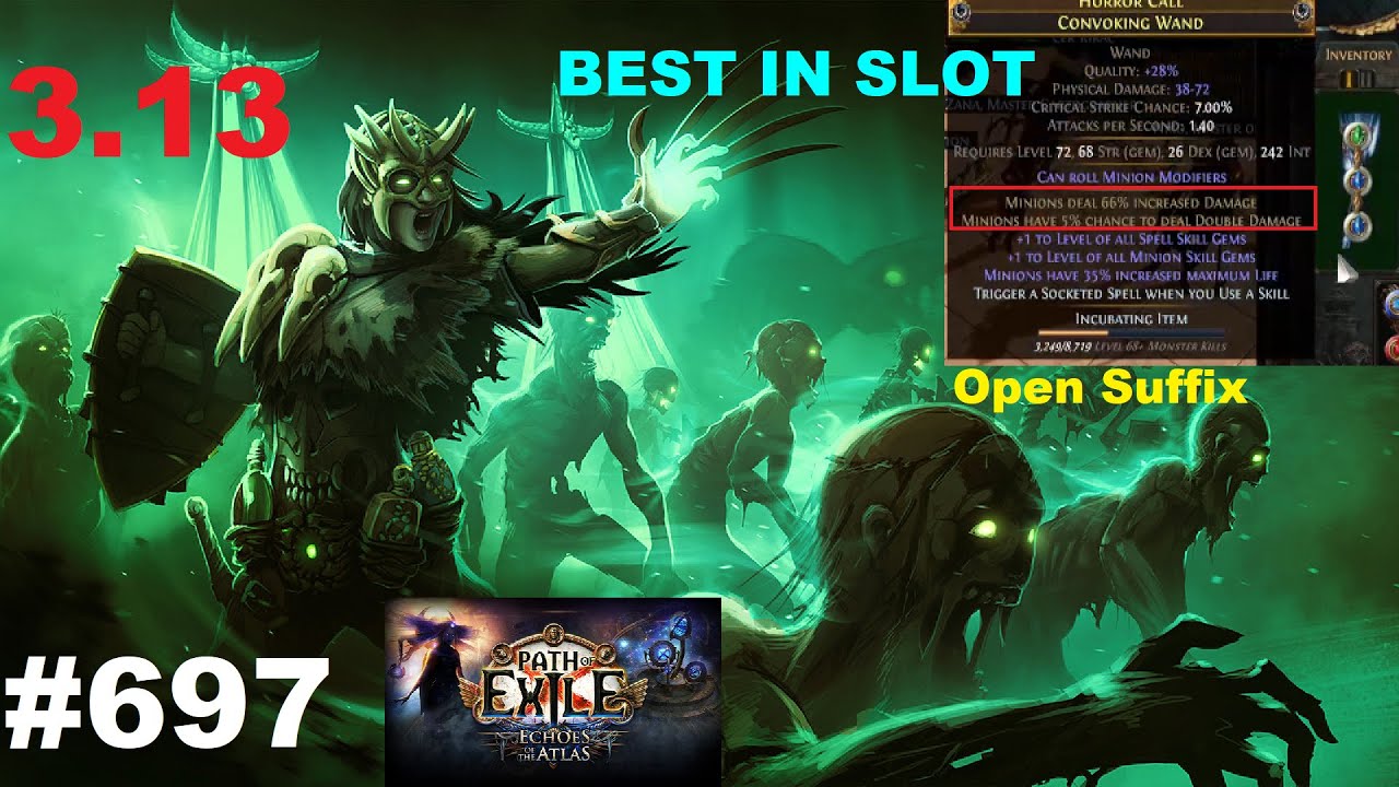 [Path of Exile] Как я создал лучшую палочку для слота IN для призывателей в 3.13 Ritual League Echoes - 697