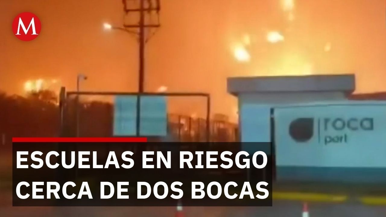 Padres exigen reubicar escuelas cerca de refinería Dos Bocas en Tabasco
