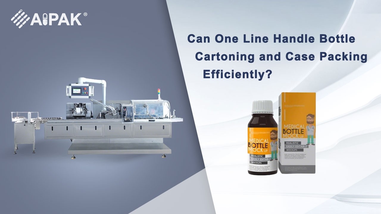 Can One Line Handle Bottle Cartoning and Case Packing Efficiently?