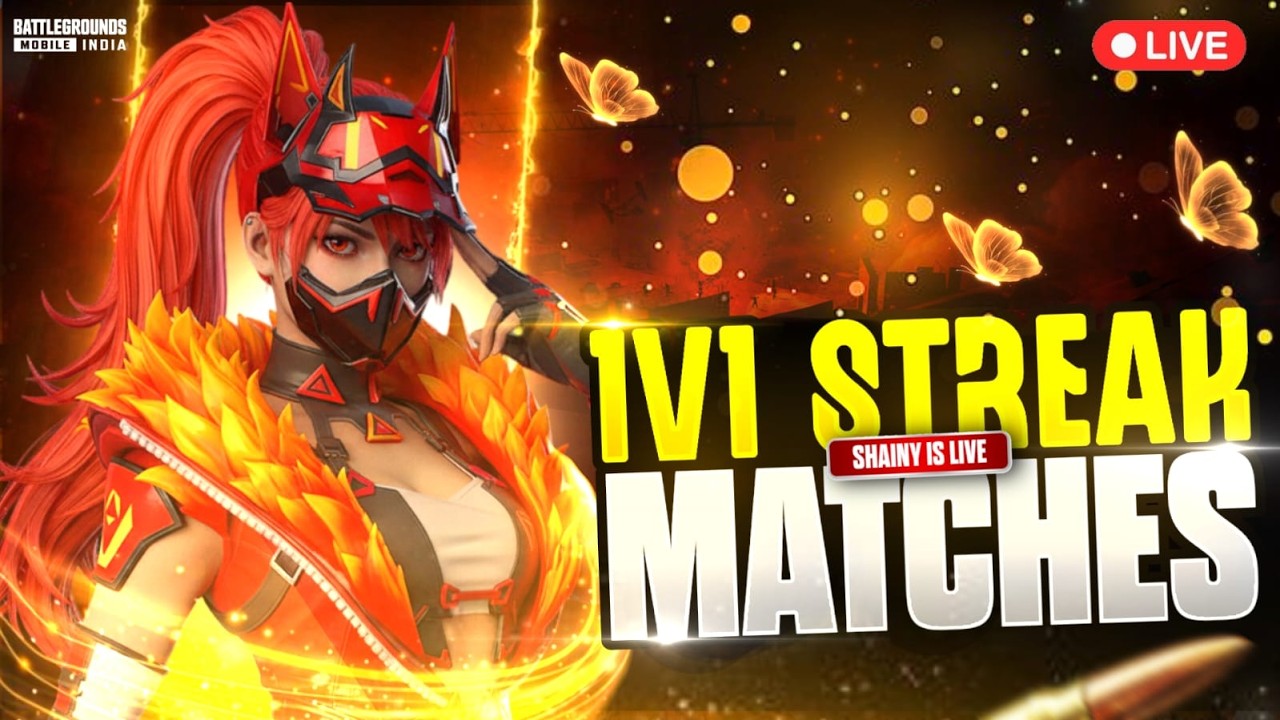 1V1 TDM STREAK &  WOW  MATCHES | SHAINY IS LIVE | #bgmi  #bgmilive  #teamcode #pubg #girlgamer