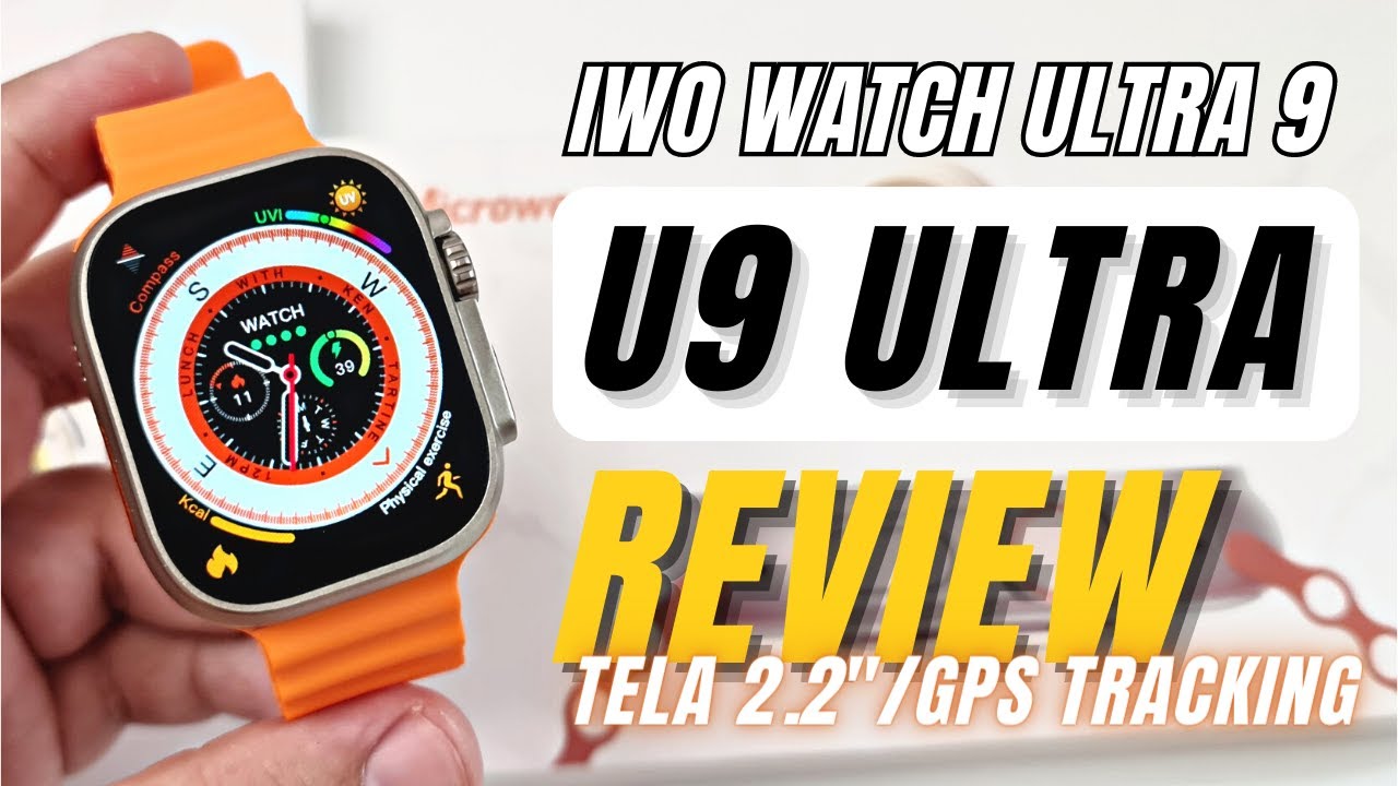 CHEGOU IWO Watch ULTRA 9 (U9 ULTRA) 49mm REVIEW Unboxing Melhor CUSTO X BENEFÍCIO 2023, Vale á PENA?