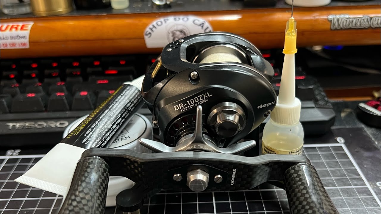 Vệ sinh bảo dưỡng Daiwa Deps DR-100ZXL