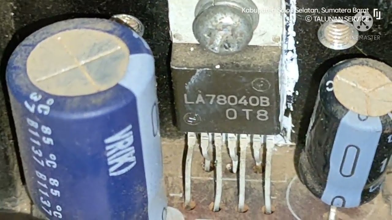 tv sharp indikator nyala terang kembali redup
