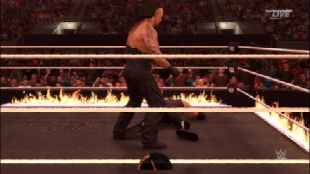 WWE 2K26: Андертейкер против Кейна (матч «Ад»)