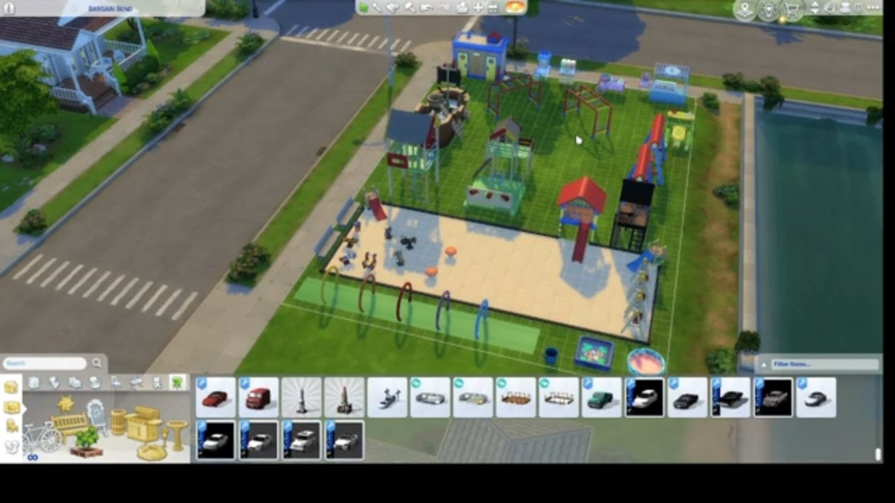 The Sims team just added playgrounds and they are really cool