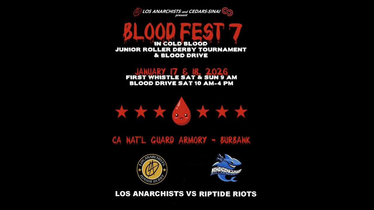 LOS ANARCHISTS PRESENT; BLOODFEST 7, 01/17/2026. LOS ANARCHISTS VS RIPTIDE RIOTS