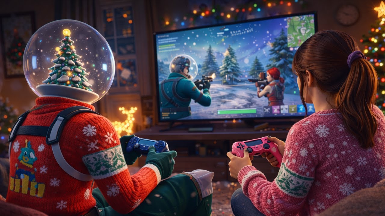JUGANDO con MI HERMANA a Fortnite (otra vez...)